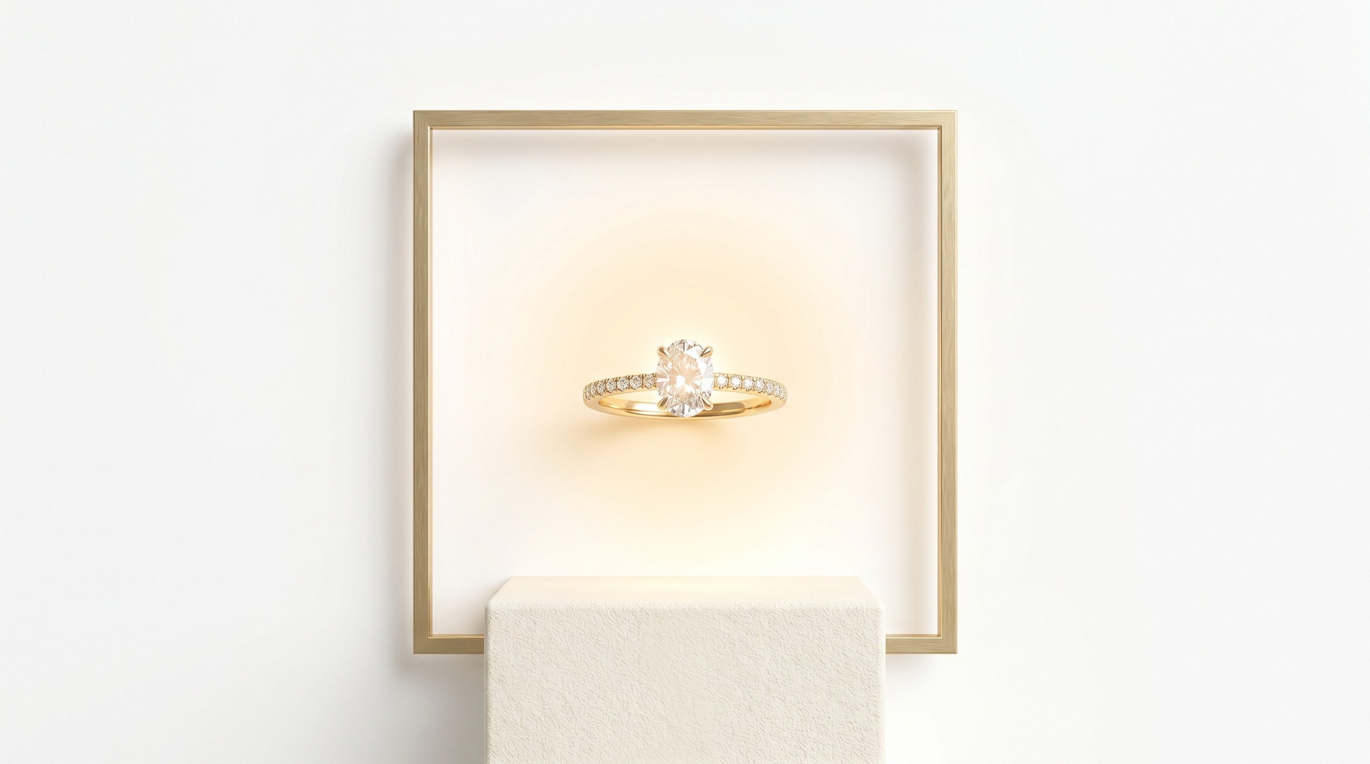 Beautiful jewellery product photography in a refined web gallery frame.